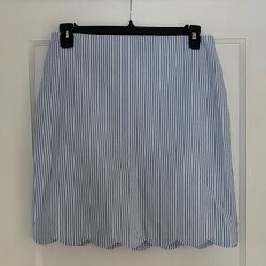 Talbots Blue Striped Skirt